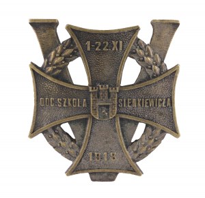 Commemorative badge of the 5th Section of the Defense of Lviv - Sienkiewicz School