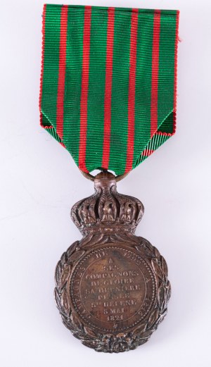Medal Św. Heleny z nadaniem dla Polaka