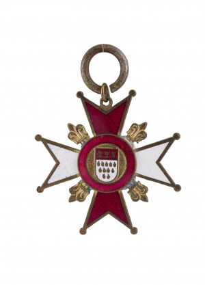 Cross with the coat of arms of the Colony