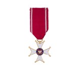 Croce di Cavaliere di Polonia Restituta con il certificato del tenente Ludwik Świderski