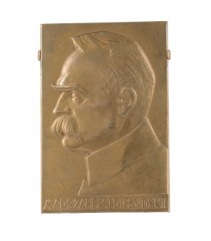 Jozef Aumiller (1892-1963), Poster with bust of Marshal Jozef Pilsudski