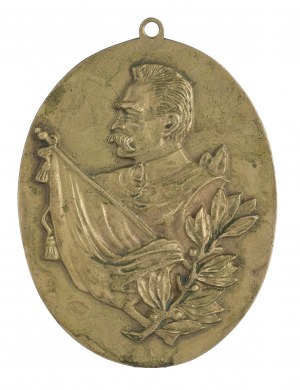 Pamětní deska s podobiznou maršála Józefa Piłsudského