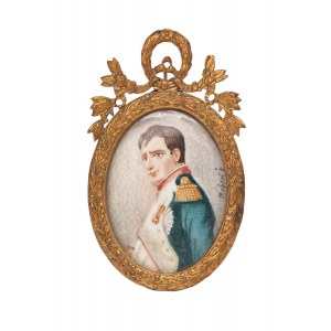 Miniature avec portrait de Napoléon
