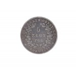 5 zlotys polonais, 1831.