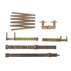 Set di strumenti di misura, XIX/XX secolo.