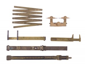 Set of measuring instruments, 19th/20th century.