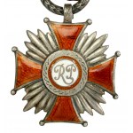 PRL, Strieborný kríž za zásluhy Poľskej republiky. Caritas. (305)