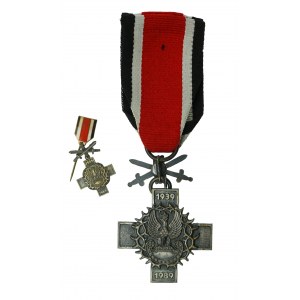Croce della lotta per l'indipendenza con miniatura (323)