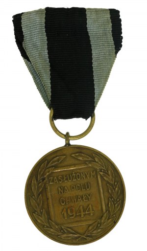 Bronzemedaille für Verdienste auf dem Feld des Ruhmes, hergestellt von der Münzanstalt (343)