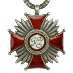 Stříbrný kříž za zásluhy Polské republiky - Caritas, Grabski (345)