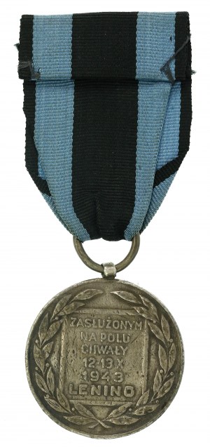 Srebrny Medal Zasłużony na Polu Chwały, wyk. Grabski (347)