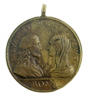 Církevní stát, Vatikán, náboženská medaile z 18. století (501)