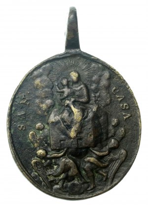 Church State, Vatican City, 18th century religious medal (504)