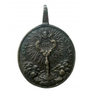 Church State, Vatican City, 18th century religious medal (504)