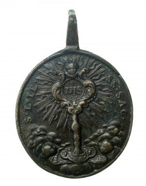 Církevní stát, Vatikán, náboženská medaile z 18. století (504)