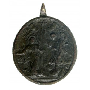 Religiöse Medaille, Heiliger Antonius, 18. Jahrhundert (505)