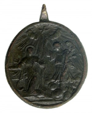 Médaille religieuse, Saint Antoine, 18ème siècle (505)