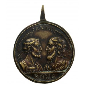 Kirchenstaat, Vatikanstadt, religiöse Medaille aus dem 18. Jahrhundert (506)