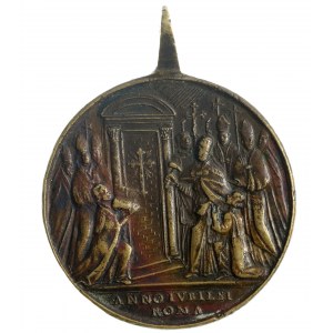 Church State, Vatican City, 18th century religious medal (506)