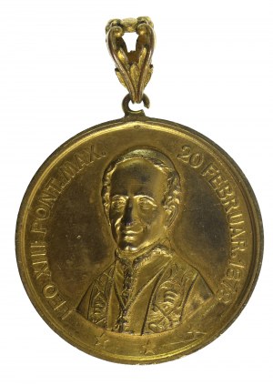 Vatikan, Leo XIII., Medaille des Konklaves von 1878 (509)