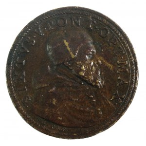 État ecclésiastique, Cité du Vatican, Sixte Quint [1585-1590], médaille commémorative (510)