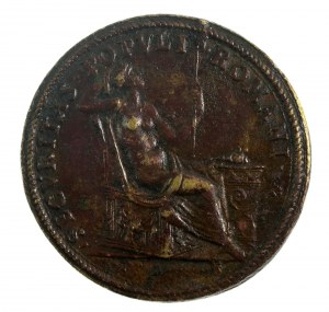 État ecclésiastique, Cité du Vatican, Sixte Quint [1585-1590], médaille commémorative (510)