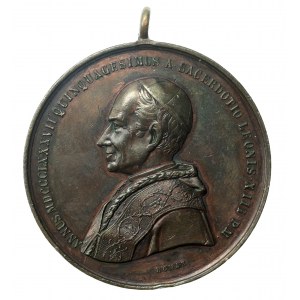 Vatikán, Lev XIII, medaila 1887 (511)