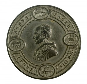 Vaticano, Leone XIII, medaglia di Giovanni Battista de la Salle (512)