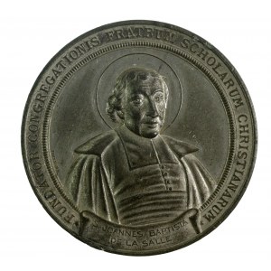 Vaticano, Leone XIII, medaglia di Giovanni Battista de la Salle (512)