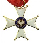 III RP, Croix de Commandeur Ordre de Polonia Restituta, troisième classe avec boîte et carte 1997 (607)