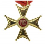 III RP, Croix de Commandeur Ordre de Polonia Restituta, troisième classe avec boîte et carte 1997 (607)