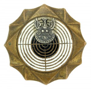 II RP, Bronze Rifleman Badge. Enameled version (617)