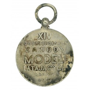 Médaille Ligue Aéronautique, XIVème Concours Polonais de Modèles Volants Cracovie 1949 (621)