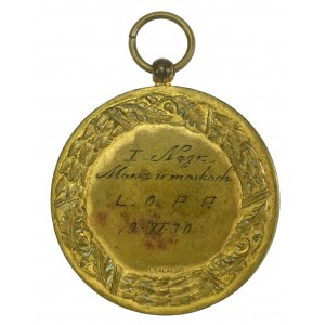 LOPP medal, March in masks 1930 signed A. Nagalski (623)