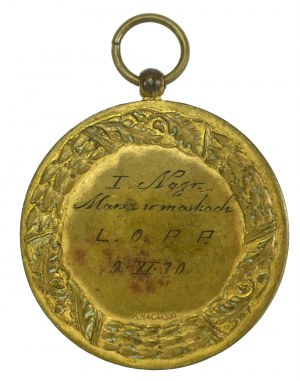 Médaille de la LOPP, mars dans les masques 1930 réf. A. Nagalski (623)