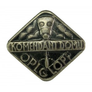 II RP, Odznaka KOMENDANT DOMU OPLG LOPP (625)