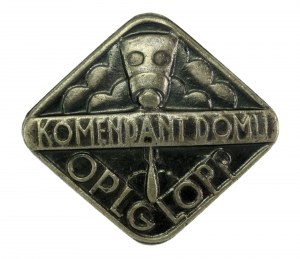 II RP, Odznaka KOMENDANT DOMU OPLG LOPP (625)