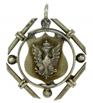 Pendentif patriotique avec aigle (627)