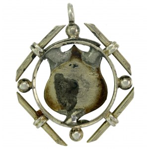 Patriotic pendant with eagle (627)