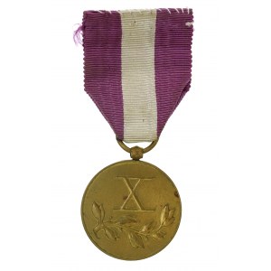 Druhá republika, medaila za dlhoročnú službu, X rokov (632)