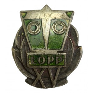 Seconda Repubblica, distintivo LOPP - XV anni. (634)
