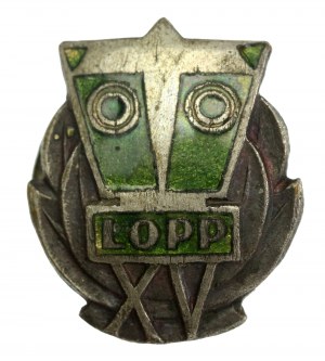 II RP, LOPP badge - XV years. (634)