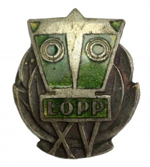 Seconda Repubblica, distintivo LOPP - XV anni. (634)