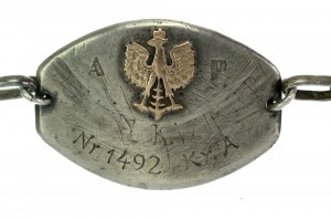 Polish Army in the Middle East, soldier's immortal - bracelet (636)