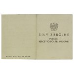 PRL, Odznaka Wzorowy Żołnierz wraz z legitymacją 1963 r. (562)