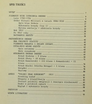 Krogulec G. - Anmerkungen zum Militärischen Orden der Virtuti Militari, W-wa 1987 (338)