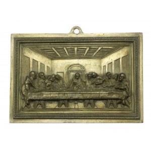 Last Supper plaque, signed A.Tyblewski (7)