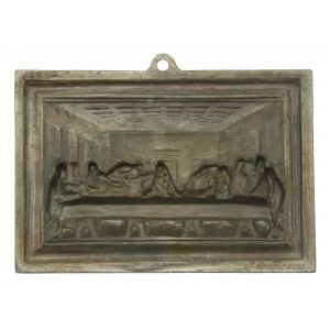 Last Supper plaque, signed A.Tyblewski (7)