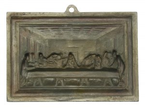 Last Supper plaque, signed A.Tyblewski (7)