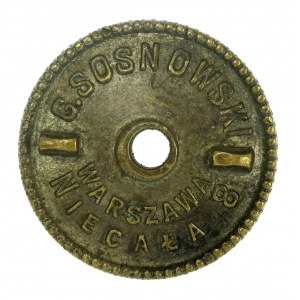 Badge cap, signed G.Sosnowski Warsaw Niecka 8 (23)
